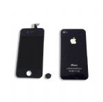 lcd pantalla Iphone 4s original lcd con copy touch mas joystick y tapa trasera negra